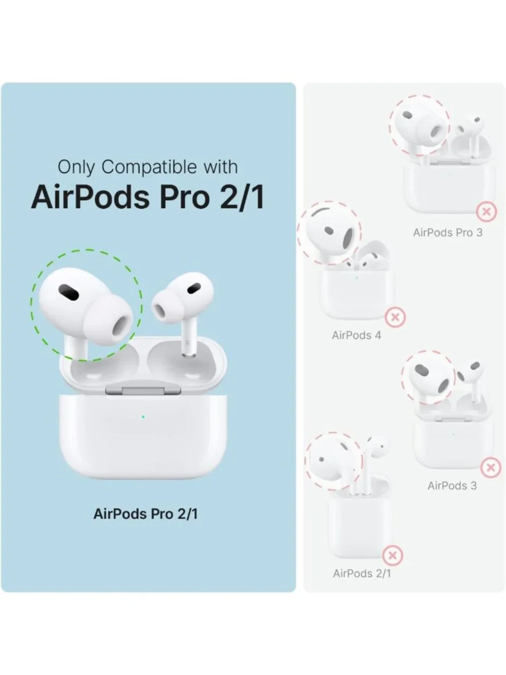 Waterproof AirPods Pro Case with Secure Latch & Carabiner, Military-Grade